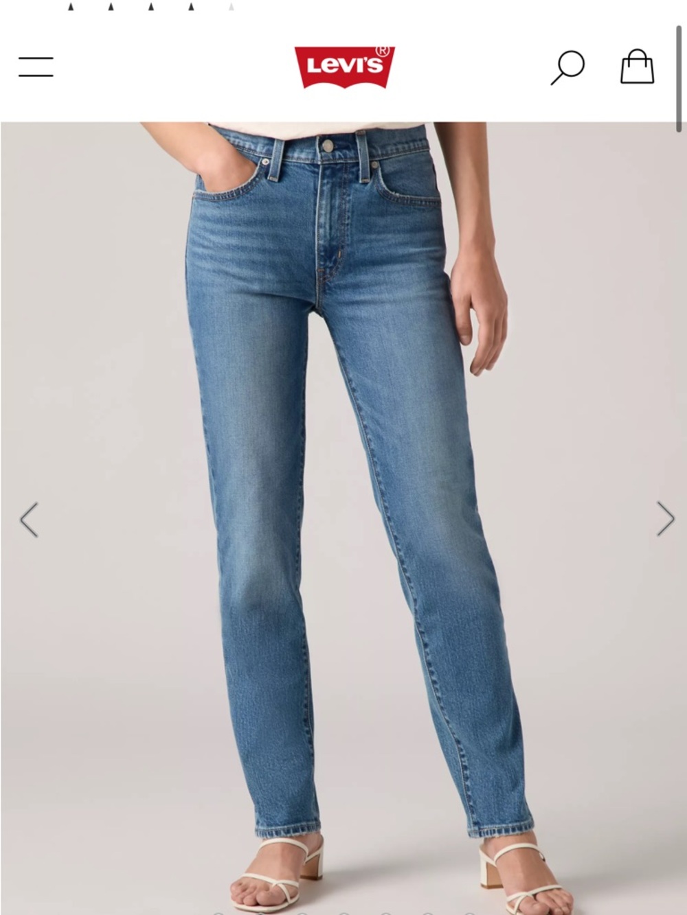 Levi's 724 High-Rise Straight Jeans